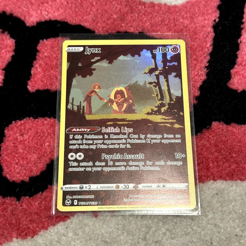 Jynx #TG04 – Pokémon Silver Tempest Trainer Gallery  – As Pictured